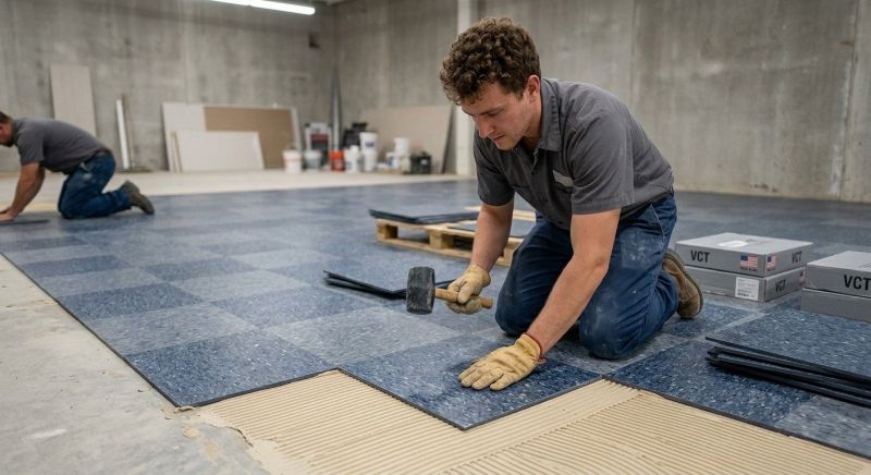 Our team working on Flooring Service projects in East Hartford, CT