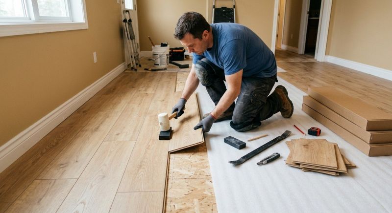 Laminate Floor Installation in Tolland, CT