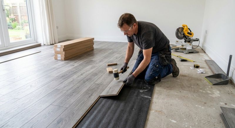 Laminate Floor Remodeling in East Hartford, CT