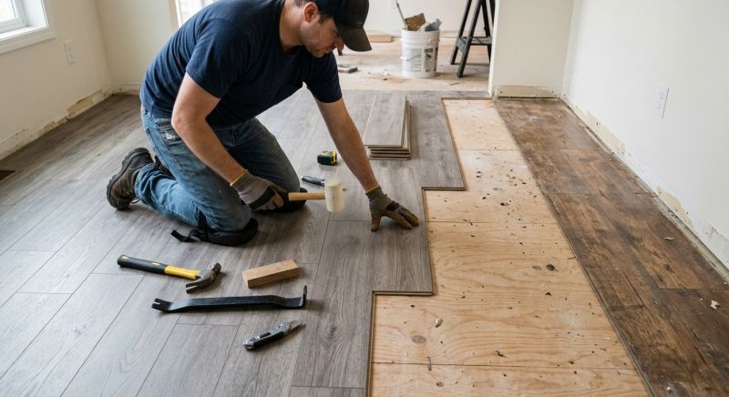 Laminate Floor Replacement in Andover, CT