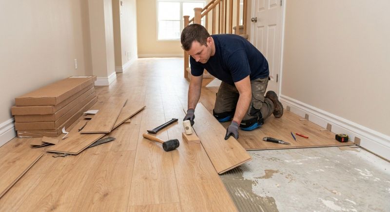 Laminate Floor Replacement in Farmington, CT