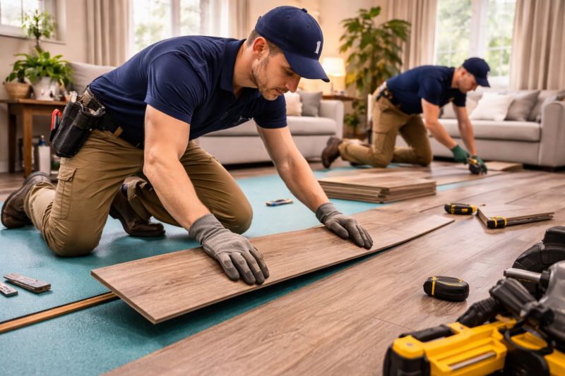 Laminate Floor Replacement in East Hartford, CT