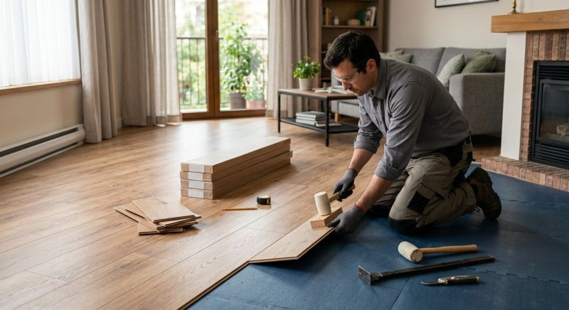 Laminate Floor Replacement in West Suffield, CT