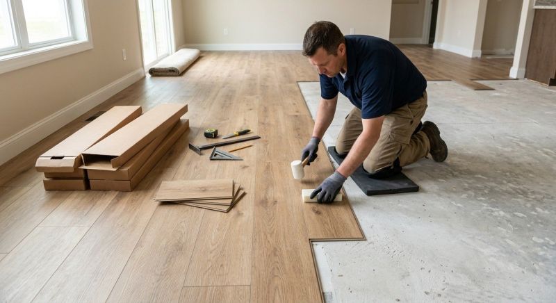 Luxury Vinyl Tile Installation in East Granby, CT