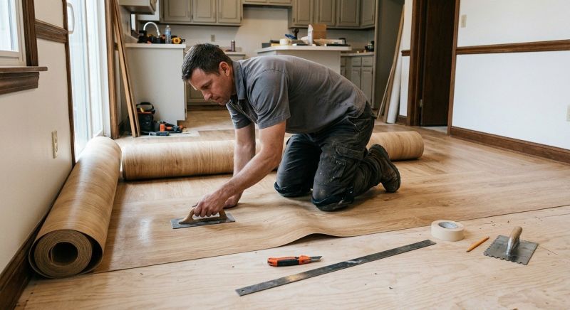 Sheet Flooring Installation in Suffield, CT