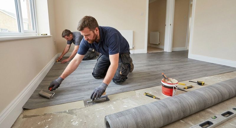 Sheet Linoleum Installation in East Hartford, CT
