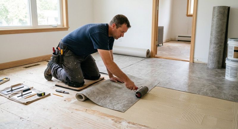 Sheet Vinyl Installation in Hebron, CT