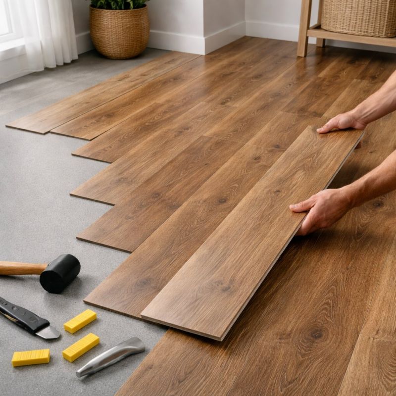 Vinyl Plank Floor Installation in East Hartford, CT